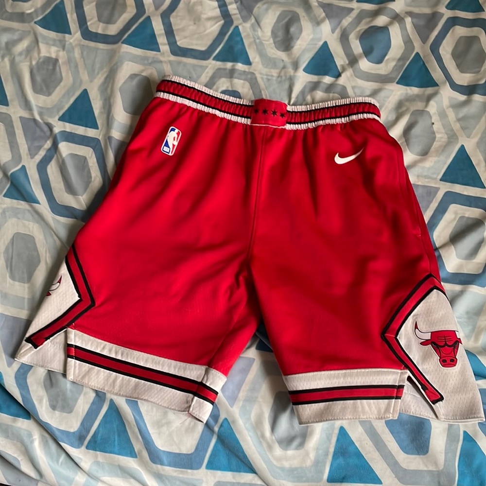 Chicago Bulls shorts Medium in boys NBA authentic